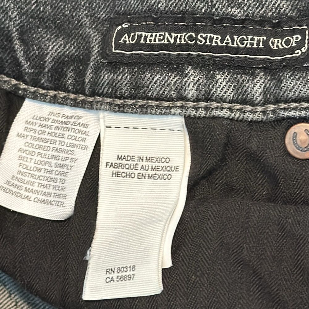 LUCKY Brand Authentic Straight Crop size 0/25 - Picture 10 of 11